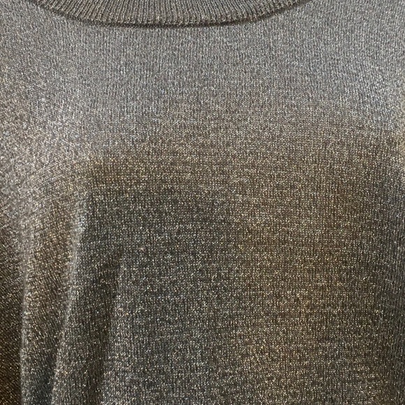Rue21 Gray Silver L Thin Knit Batwing Sweater Top - Picture 2 of 8